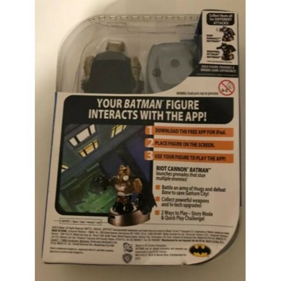 APPTIVITY Dark Knight Rises RIOT CANNON BATMAN iPad App Game Mattel DC Comic - Picture 2 of 2